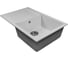 Мойка MIXLINE ML-GMS107 СТАНДАРТ с крылом, белый 331, 770_493_190мм 558127 1
