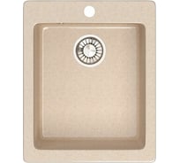 Кухонная мойка GLANZ глянцевая, бежевый JL-008-33