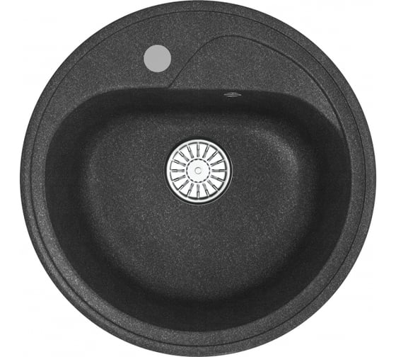 Мойка MIXLINE круглая, антрацит 343, 440 мм глубина чаши 180 ML-GM10 547623