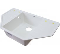 Мойка ZOX 13 угловая, белая, 480x800x180 мм ZX-GM 548592