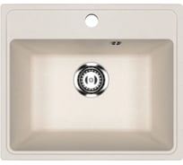 Мойкa MIXLINE ML-GMU03 УЛЬТРА прямоугольная, белый камень, 490_420 мм глуб. чаши 170 556717