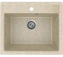 Мойкa MIXLINE ML-GMU04 УЛЬТРА прямоугольная, бежевый камень, 565_495 мм глуб. чаши 175 556724