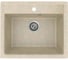 Мойкa MIXLINE ML-GMU04 УЛЬТРА прямоугольная, бежевый камень, 565_495 мм глуб. чаши 175 556724 1