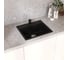 Мойкa MIXLINE ML-GMU03 УЛЬТРА прямоугольная, черный камень, 490_420 мм глуб. чаши 170 556720 4