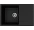Мойкa MIXLINE ML-GMU07 УЛЬТРА с крылом, черный камень, 735_475 мм глуб. чаши 175 556736 1