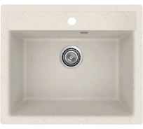 Мойкa MIXLINE ML-GMU04 УЛЬТРА прямоугольная, белый камень, 565_495 мм глуб. чаши 175 556722
