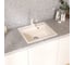 Мойкa MIXLINE ML-GMU04 УЛЬТРА прямоугольная, белый камень, 565_495 мм глуб. чаши 175 556722 4