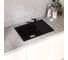 Мойкa MIXLINE ML-GMU06 УЛЬТРА с крылом, черный камень, 600_420 мм глуб. чаши 170 556732 4