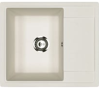 Мойкa MIXLINE ML-GMU05 УЛЬТРА с крылом, белый камень, 575_495 мм глуб. чаши 190 556725