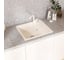 Мойкa MIXLINE ML-GMU05 УЛЬТРА с крылом, белый камень, 575_495 мм глуб. чаши 190 556725 4