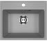 Мойкa MIXLINE ML-GMU03 УЛЬТРА прямоугольная, серый камень, 490_420 мм глуб. чаши 170 556719 1