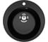 Мойкa MIXLINE ML-GMU01 УЛЬТРА круглая, черный камень, 475 мм глуб. чаши 170 556712 1