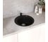 Мойкa MIXLINE ML-GMU01 УЛЬТРА круглая, черный камень, 475 мм глуб. чаши 170 556712 4