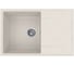 Мойкa MIXLINE ML-GMU07 УЛЬТРА с крылом, белый камень, 735_475 мм глуб. чаши 175 556733 1
