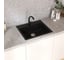 Мойкa MIXLINE ML-GMU04 УЛЬТРА прямоугольная, черный камень, 565_495 мм глуб. чаши 175 556721 4