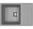 Мойкa MIXLINE ML-GMU06 УЛЬТРА с крылом, серый камень, 600_420 мм глуб. чаши 170 556730 1