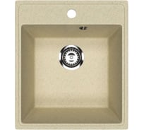 Мойкa MIXLINE ML-GMU02 УЛЬТРА прямоугольная, бежевый камень, 425_485 мм глуб. чаши 175 556714