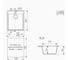 Мойкa MIXLINE ML-GMU02 УЛЬТРА прямоугольная, бежевый камень, 425_485 мм глуб. чаши 175 556714 5