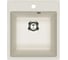 Мойкa MIXLINE ML-GMU02 УЛЬТРА прямоугольная, белый камень, 425_485 мм глуб. чаши 175 556713 1