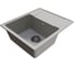 Мойкa MIXLINE ML-GMU05 УЛЬТРА с крылом, серый камень, 575_495 мм глуб. чаши 190 556726 2