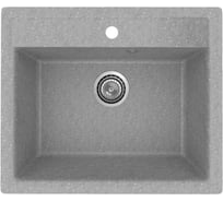 Мойкa MIXLINE ML-GMU04 УЛЬТРА прямоугольная, серый камень, 565_495 мм глуб. чаши 175 556723