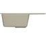 Мойкa MIXLINE ML-GMU06 УЛЬТРА с крылом, бежевый камень, 600_420 мм глуб. чаши 170 556731 3