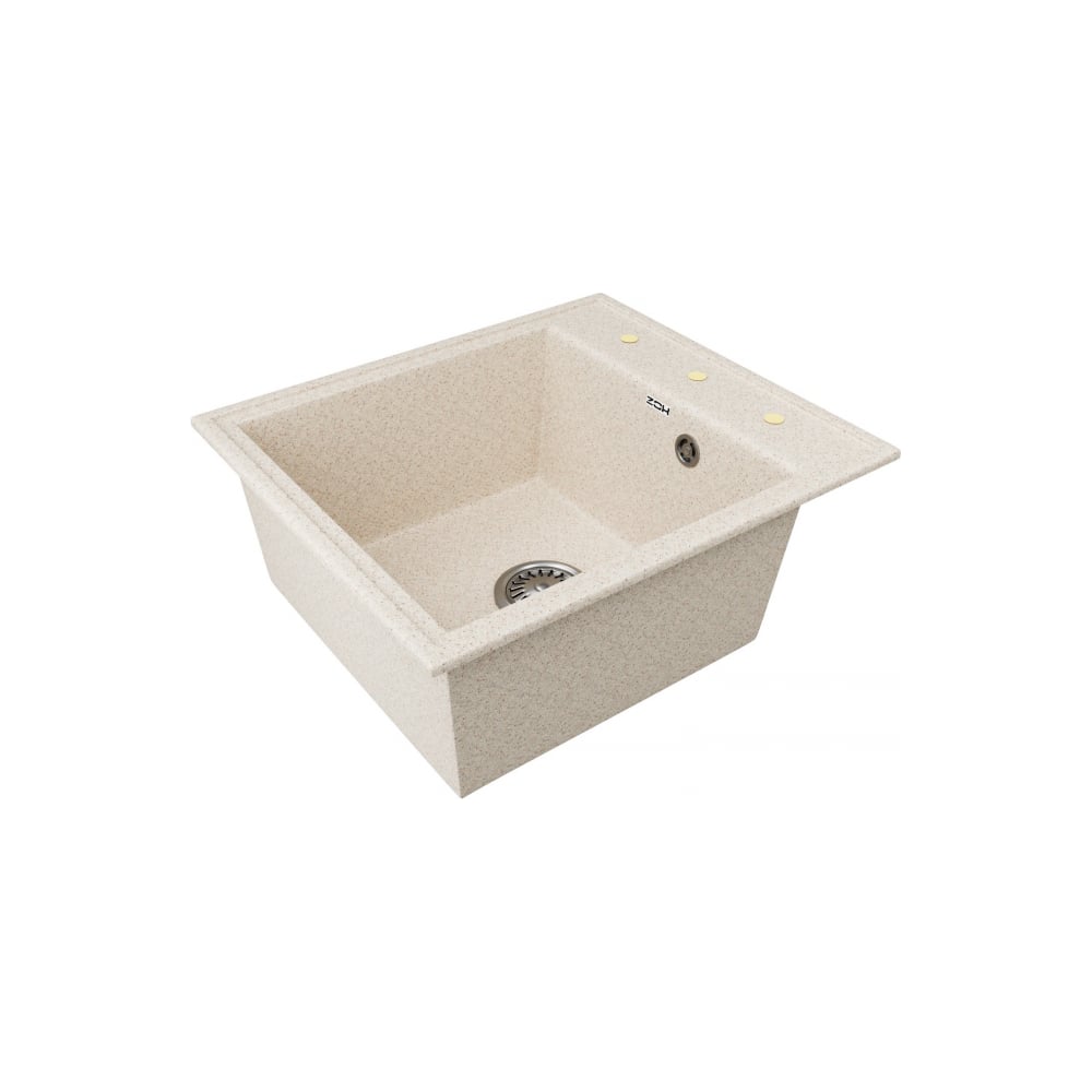 Мойка Zox ZX-GM 04 бежевая, 480х420х180 мм 544290 - выгодная цена