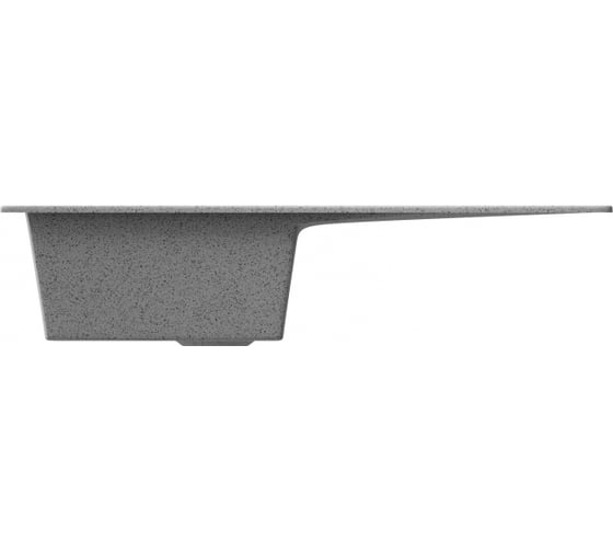 Мойка Zox ZX-GM 06 с крылом, серая, 480х740х180 мм 544305