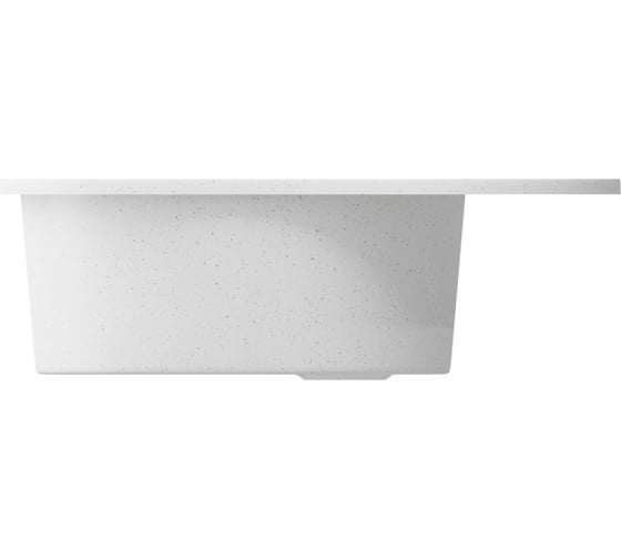 Мойка Zox ZХ-GM 02 овальная, с крылом, белая, 460х580х180 мм 544283