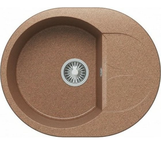 Кухонная мойка Polygran ATOL-620 (№307 Терракот) 678996 1