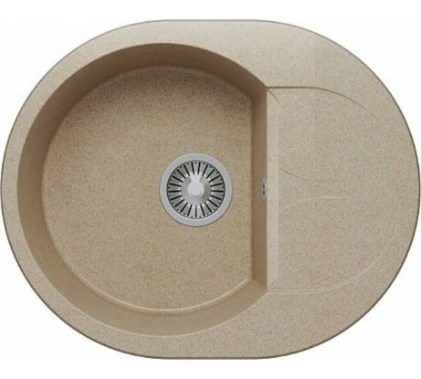 Кухонная мойка Polygran ATOL-620 (№302 Песочный) 678989