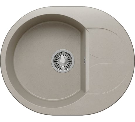 Кухонная мойка Polygran ATOL-620 (№14 Серый) 678941