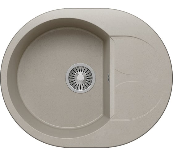 Кухонная мойка Polygran ATOL-620 (№14 Серый) 678941 1
