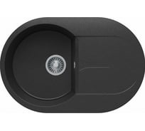 Кухонная мойка Polygran ATOL-760 (№16 Черный) 679016