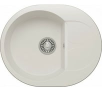 Кухонная мойка Polygran ATOL-620 (№36 Белый Хлопок) 678972