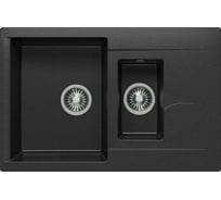 Кухонная мойка Polygran BRIG-770 (№16 Черный) 621404