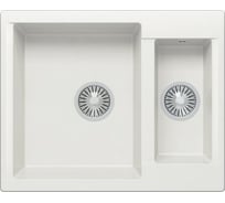 Кухонная мойка Polygran BRIG-620 (№36 Белый Хлопок) 473394