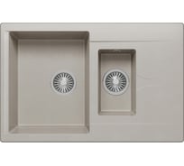Кухонная мойка Polygran BRIG-770 (№14 Серый) 621398