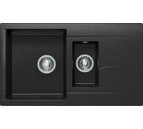 Кухонная мойка Polygran BRIG-870 (№16 Черный) 627383