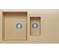 Кухонная мойка Polygran BRIG-870 (№27 Бежевый) 627406