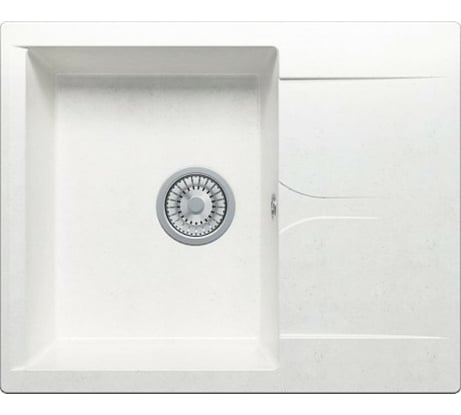 Кухонная мойка Polygran GALS-620 (№36 Белый Хлопок) 473332