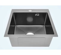 Мойка черная комбинированная сварная VIDAGE VS-4444, 440х440х215 мм, нержавеющая сталь 1601050