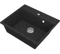Мойка MIXLINE ML-GM15 антрацит 343, 490х550х200 мм 547628