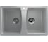 Мойка MIXLINE ML-GM32 двухчашевая, серая 310, 495х770х190 мм 547991 1