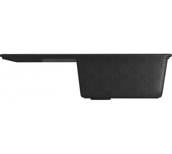 Мойка MIXLINE ML-GM31 с крылом, антрацит 343, 495х770х190 мм 547659