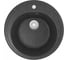 Мойка MIXLINE ML-GM11 круглая, антрацит 343, 500 мм, глубина чаши 180 мм 547624 3