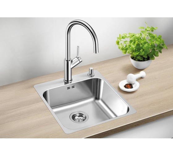 Мойка Blanco SUPRA 400 IF A нержавеющая сталь, полированная, с клапаном автоматом 523357