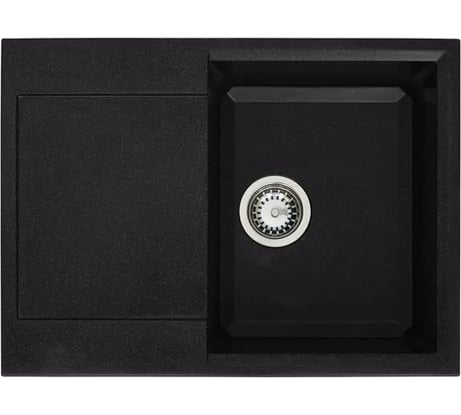 Мойка из мрамора NOVELL София Nl403 обсидиан