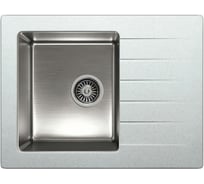 Кухонная мойка Tolero Twist TTS-660 (№001 Серый металлик) 474094
