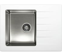 Кухонная мойка Tolero Twist TTS-660 (№923 Белый) 474032